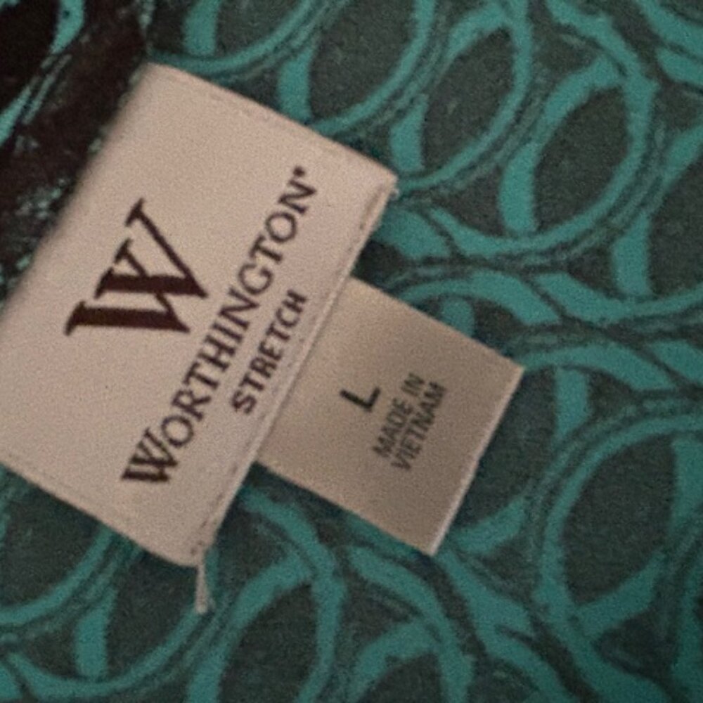 Set of 3 Worthington Scoop Neck Cap Sleeve Tops - Size Large - Picture 3 of 16